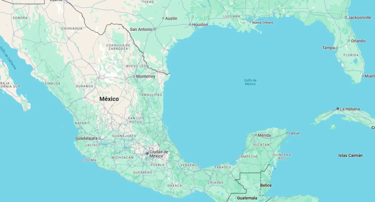 Google Maps usará el nombre de Golfo de América